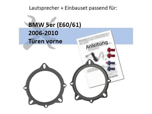 Ground Zero Lautsprecher GZTF 4.0X 100mm 2 Wege Koax passend für BMW 5er E60 E61 - Bild 2 von 5