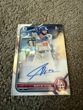 Alex De Jesus Bowman Chrome 2022 Auto