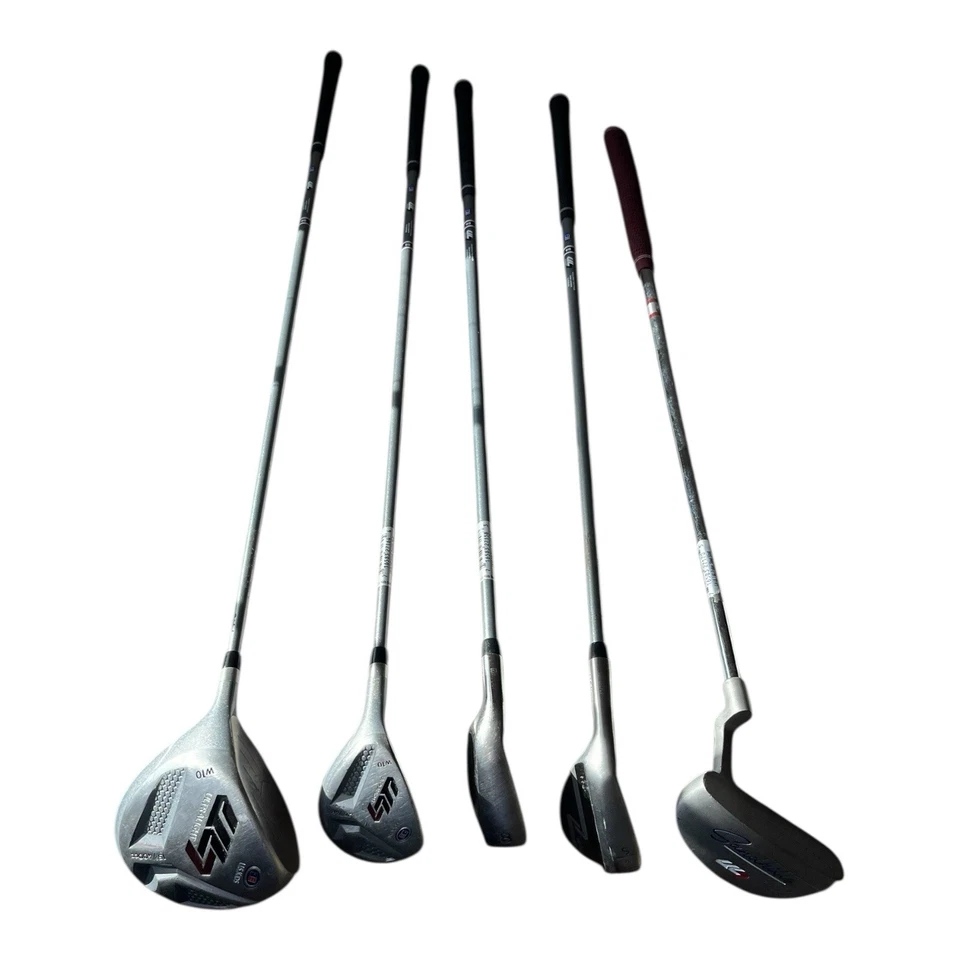 Palos de golf USKG 60” UL7 rojo 8 hierro Putter SW Driver 4 bolsa híbrida EE. UU. niños izquierda izquierda izquierda izquierda izquierda derecha Foto 3 de 4