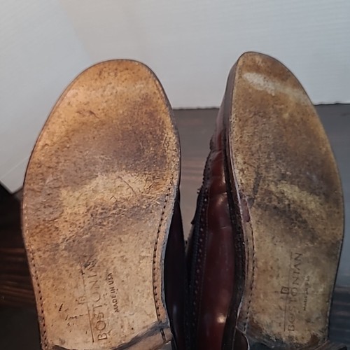Bostonian Commonwealth Mens Oxford Cap Toe, Brown Leather Dress Shoes Size 11 D - Picture 10 of 10