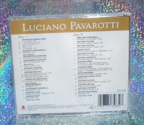 (2-1327) "GOLDEN CLASSICS: THE BEST OF LUCIANO PAVAROTTI" 2-CD / OPERA - Picture 6 of 8