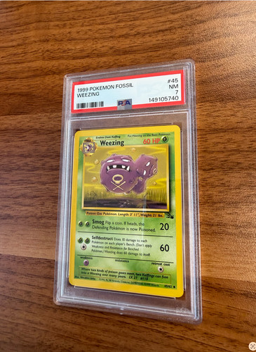 Weezing (Unlimited) graded PSA 7 for sale on eBay