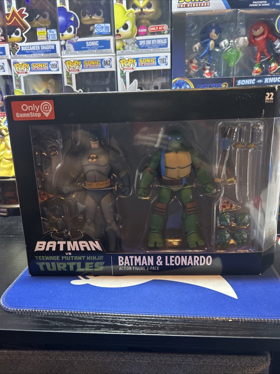 Batman VS TMNT Leonardo Only Gamestop DC Collectibles for sale