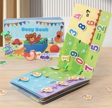 Small Montessori Busy Book for Toddlers Themes Preschool- Animals