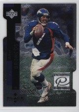 1998 Upper Deck Black Diamond Premium Cut John Elway #PC7 HOF 04uj