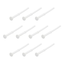 30PCS Fan Shock Absorbing Rubber Nail, Silicone Cooler for PC, White