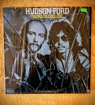 HUDSON-FORD.   WORLDS COLLIDE   Lp A&M Records 1975 Vintage Vinyl V,NM C SHRINK 