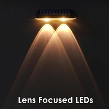 1-7PK LED Solar Power Fence Lights Deck Door Wall Stair Step Outdoor Garden Lamp