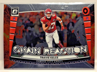 Travis Kelce #7 2025 Panini Donruss Optic Chain Reaction