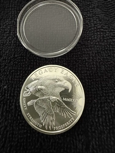 Cook Islands 2024 1oz .9999 Fine SILVER Legacy Eagle Coin…