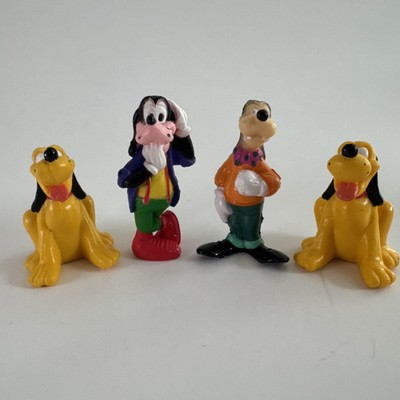 Pluto And Goofy Figures Promo Toys Lot Disney Set Of 4 Collectible Dogs