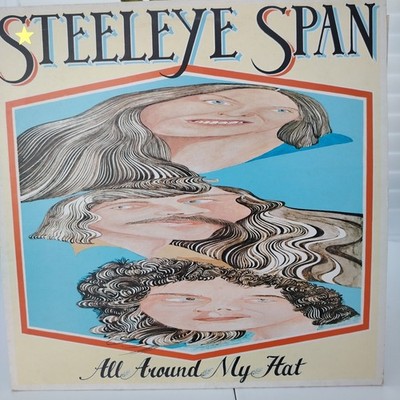 Steeleye Span - All Around My Hat - 1975 CHRYSALIS : With  Both Inserts NM EX