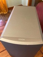 Denon DSW-S301 Silver 85W 2.1-Ch Active Subwoofer for Denon S-301 UNTESTED