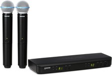 Shure BLX288/B58 Dual Channel Wireless Handheld Microphone System - H10 Band