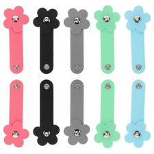 10PCS Cord Winder Organizer: Silicone Earbud Holder Clips - Portable Cable