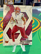 2025 Mosaic Deebo Samuel #192 White Sparkle Prizm SSP Washington Commanders