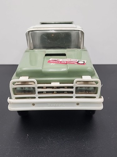 Vintage Buddy L "Buddy L Ranch” Green Horse Hauler Pickup Truck - Picture 3 of 18