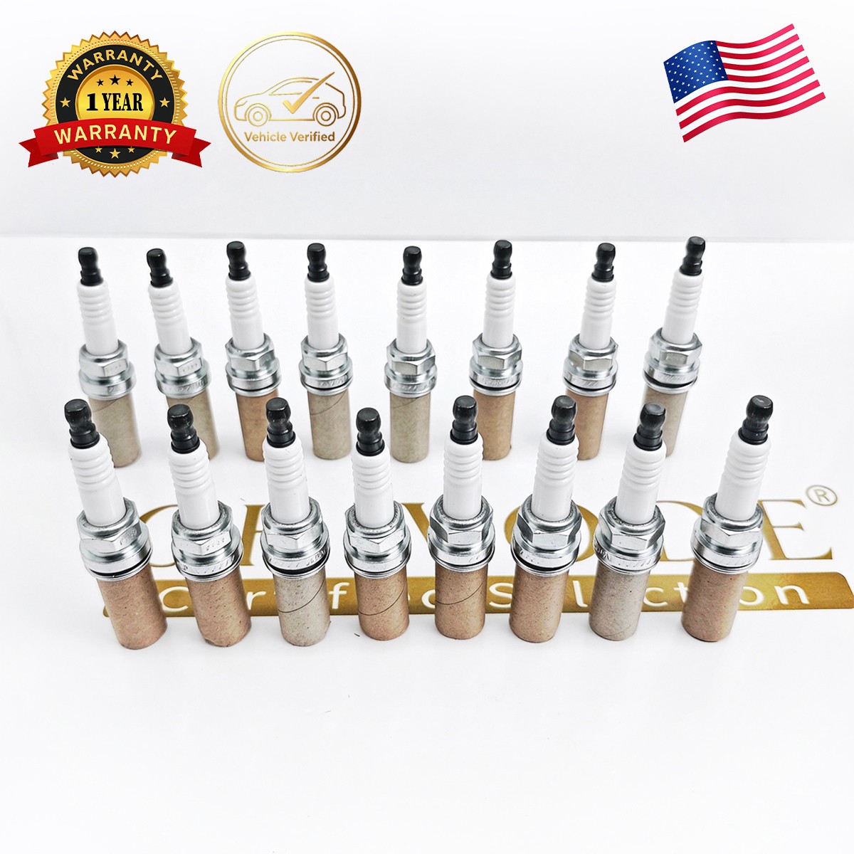 LASER IRIDIUM Spark Plugs LZFR5CI11 92145 Set of 16