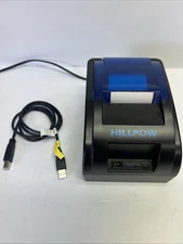 Hillpow 58 MM Thermal Receipt Printer POS-H58 High Speed Printing W/ 9 Rolls