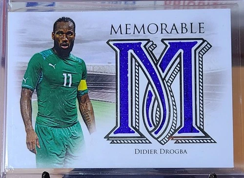 Didier Drogba 2025 Futera World Unique Memorable Game Used 17/20