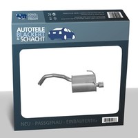 Auspuff Endtopf FüR Fiat 500