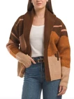 NWT $119 Lucky Brand Shawl Collar Western Horse Cardigan XL