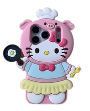 3D Kitty Silicone Kawaii Phone Case for iPhone 17 16 Pro Max 11 12 13 14 15 Plus