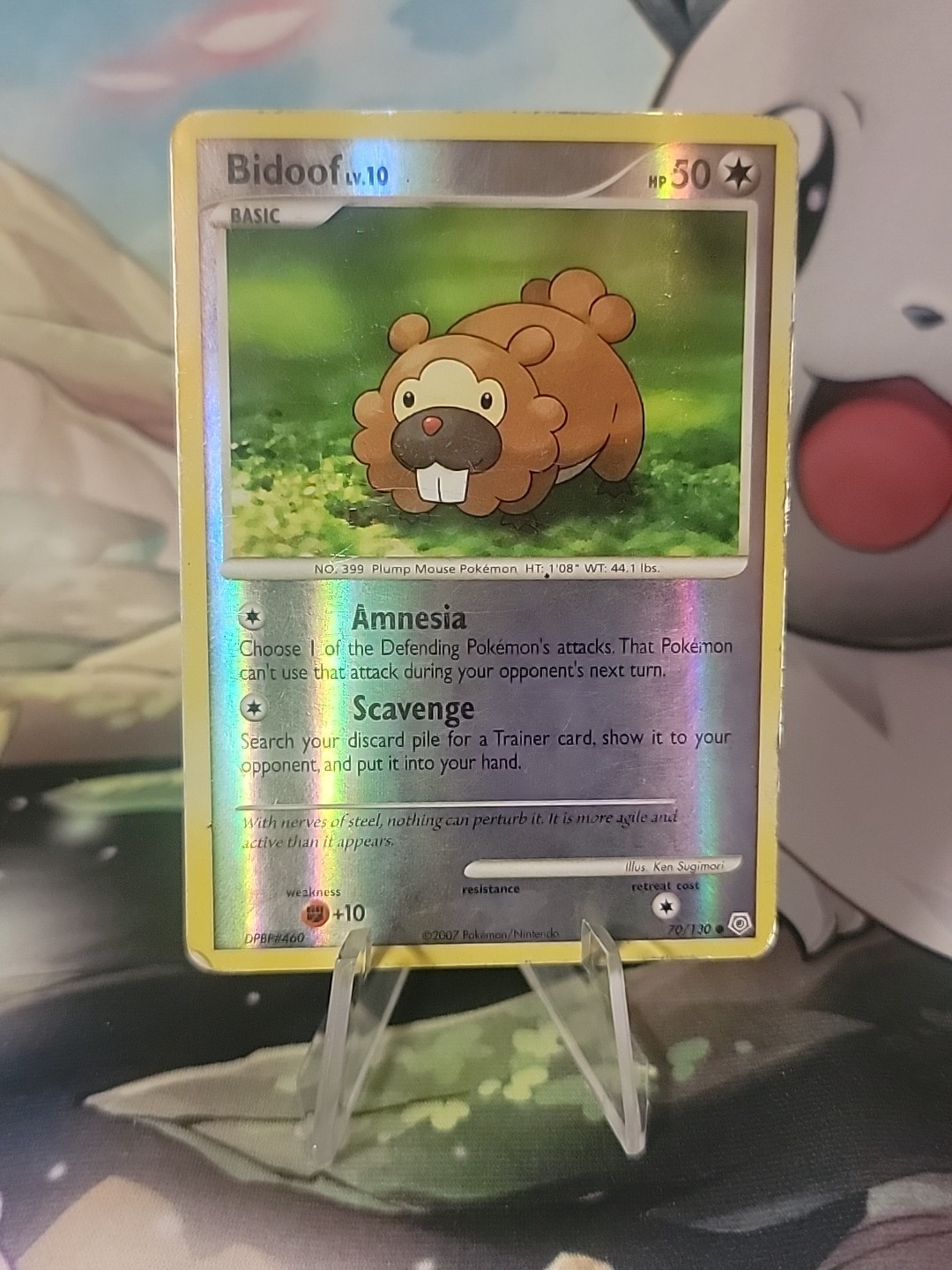 Bidoof (Reverse Holo) - Diamond and Pearl - 70/130