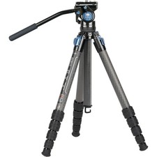 Sirui ST-125 5-Section Carbon Fiber Tripod Kit w VA-5 Ultra-Compact Video Head