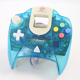 Dreamcast Controller Pad Millennium 2000 Aqua Blue Boxed Control Pad SEGA 1402
