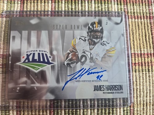James Harrison #SBCS-JAHA 2026 Topps Flagship Super Bowl Champion Signature card