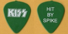 KISS 2001 Farewell concert tour Mike Rush - Hit By Spike rare tech Guitar Pick