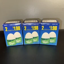 VTG NIB Lot 3 Boxes Leggs Regular Sheer Toe Pantyhose NUDE 2 PAIRS Per Box! Sz B