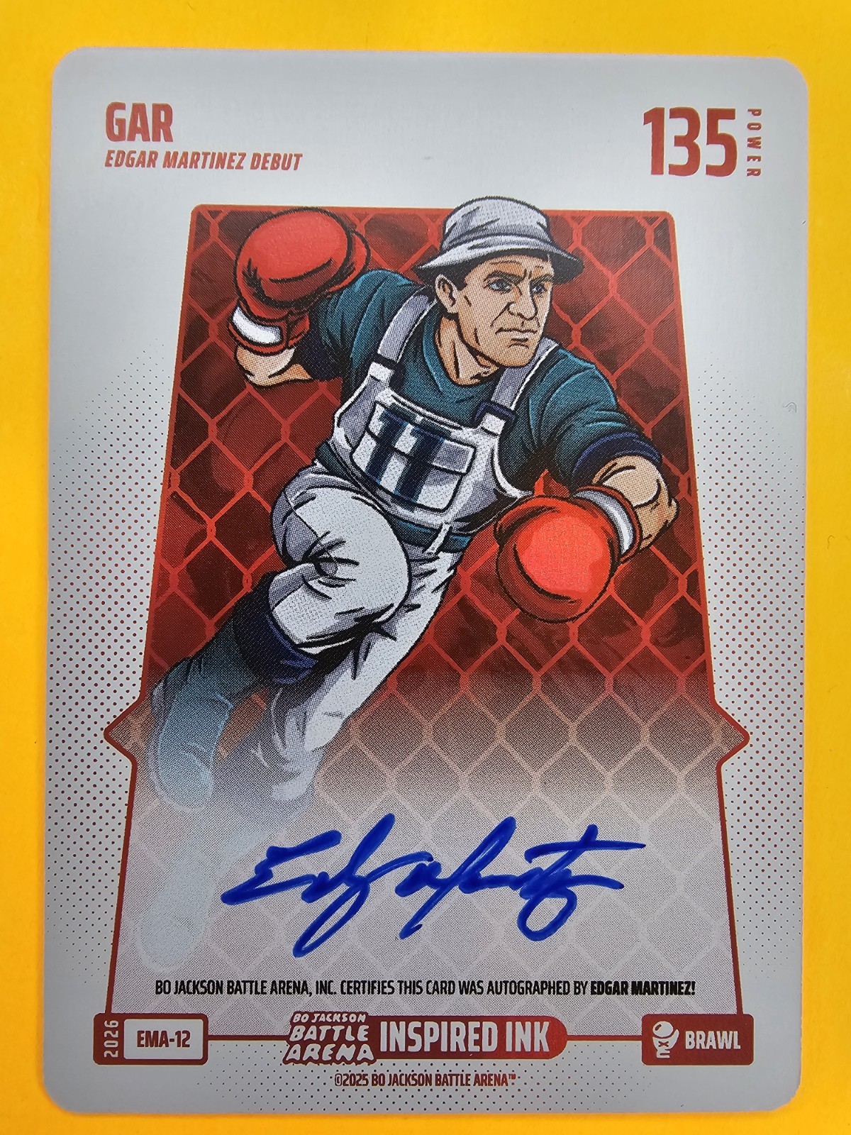 Edgar Martinez 'GAR' 2026 Bo Jackson Battle Arena Ken Griffey Jr. Edition Auto