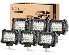 4 Inch LED Pod Lights, 360W 36,000LM LED Fog/Driving/Off Road Lights 6 Pcs