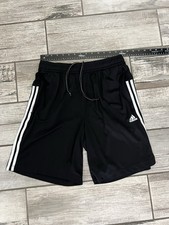 Adidas AEROREADY Shorts Size Large Men s Black White Stripe Athletic