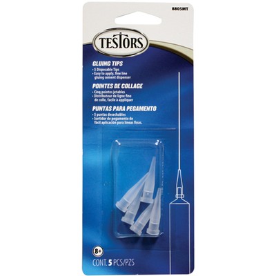 Testors Precision Glue Tips 5/Pkg8805MT
