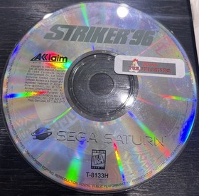 Striker 96 - Sega Saturn - Disc and Manual