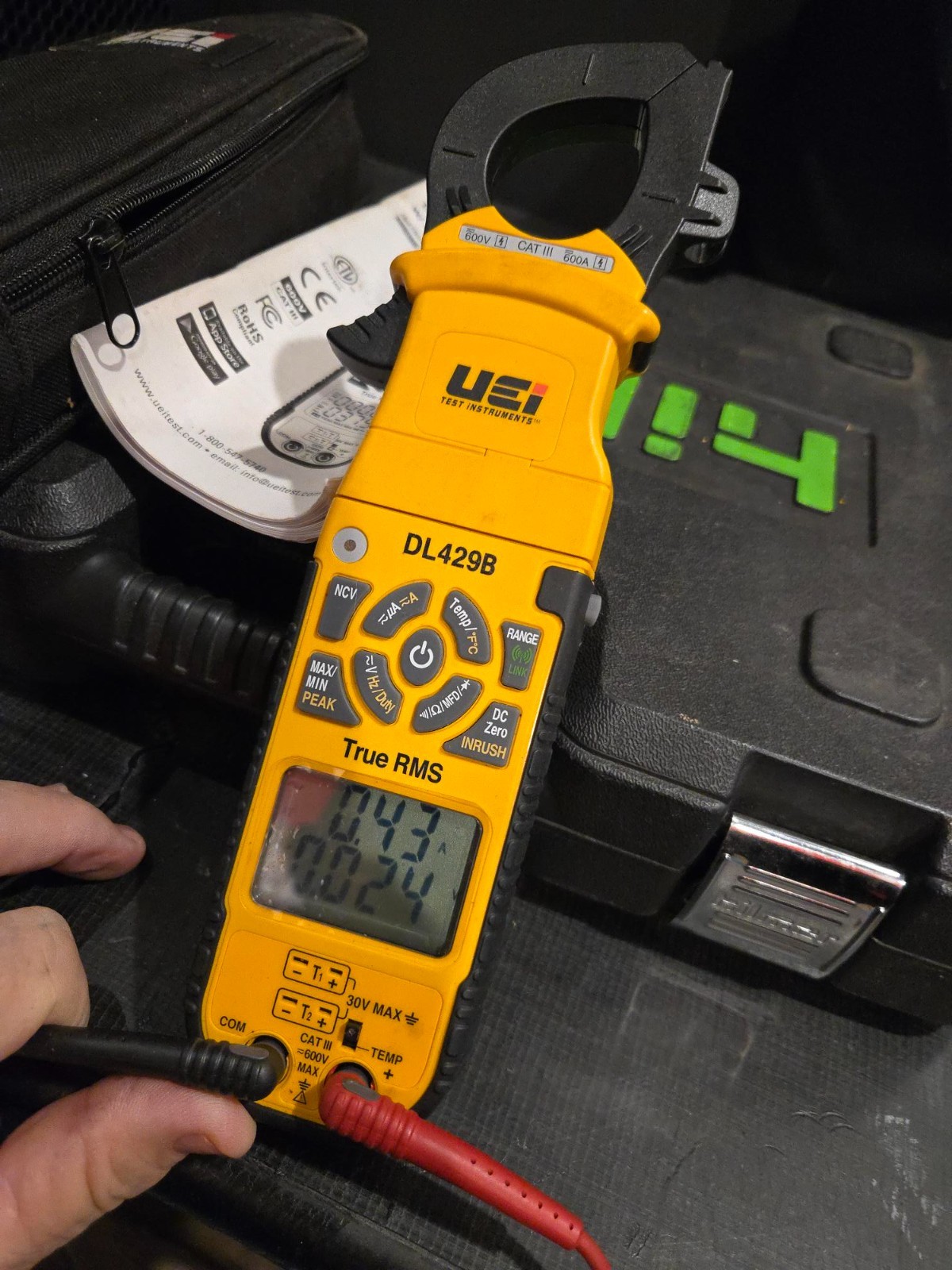 UEi Test Instruments DL429B True-RMS Digital Clamp Meter