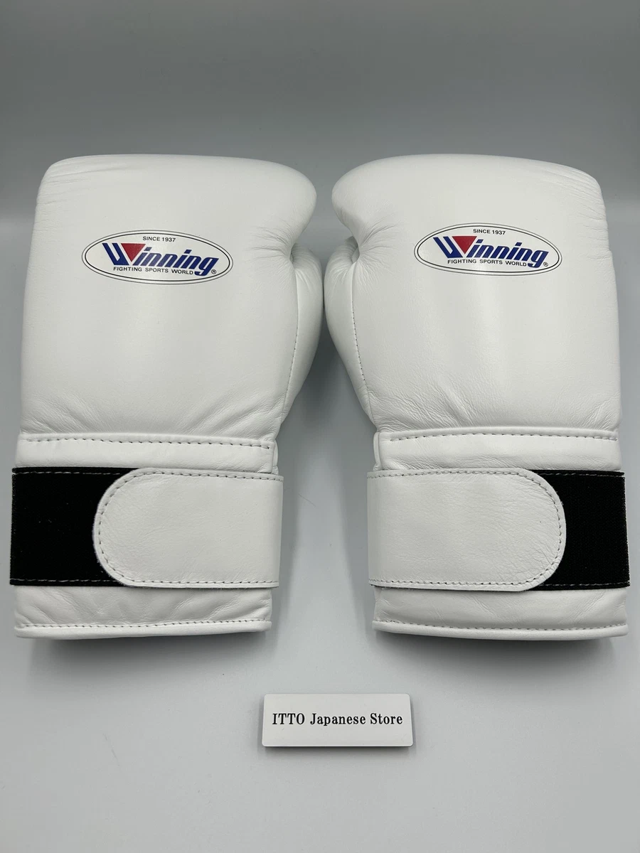 Winning ボクシンググローブ 16 oz ホワイト Winning Lace-up Boxing Gloves - White – WJapan Boxing