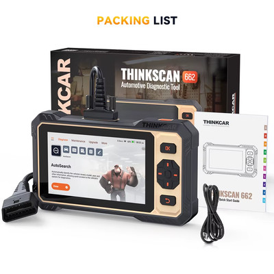 THINKCAR THINKSCAN 662 Autodiagnosetool ECM TCM ABS SRS System Scanner 12 RESET 