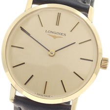 LONGINES 4164/847 Vintage Cal.L847.4 Manual Wind Men's Watch Gold Dial 32mm