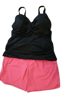 SPORTY and NEW!  Lands' End Tankini, Size 22W DDD  Cup L@@K!!