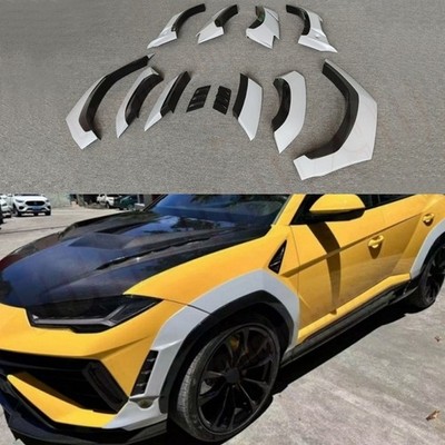 For Lamborghini Urus S 2023-2024 Plastics Unpainted &Carbon Wheel Eyebrow Cover