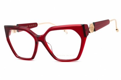 NEW Philipp Plein VPP068S 0V64 Red 57mm Eyeglasses