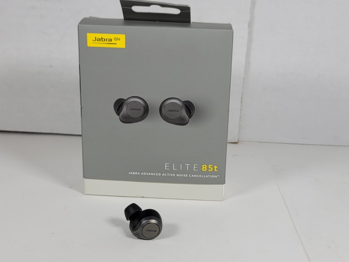 Jabra Elite 85t Wireless Bluetooth Earbuds-Left Side Replacement-Titanium  Black
