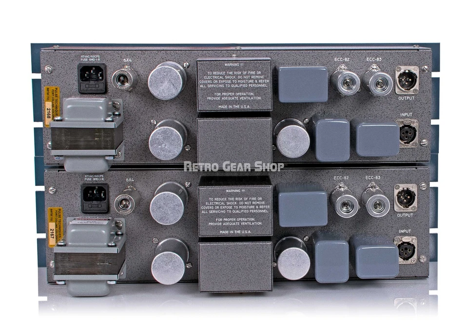 Pulse Techniques Pultec EQP-1S Tube Program Equalizer 3U EQP1S Stereo Pair - Image 3 of 3