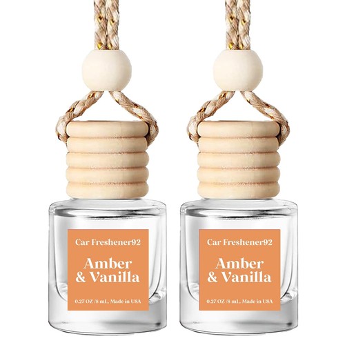 HoogaLife Car Air Freshener Diffuser 2 Pack Hanging Air Freshener Diffuser - ...