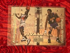1999-00 Skybox Metal - Rivalries Kobe Bryant Anfernee Hardaway #6 Lakers Suns