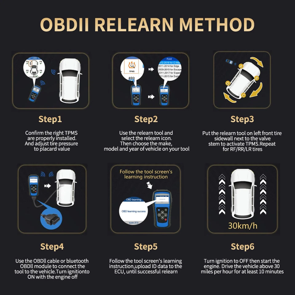 Juego de 4 sensores de presión de neumáticos Tpms para Toyota Scion Lexus OEM: 4260733021 Foto 2 de 4